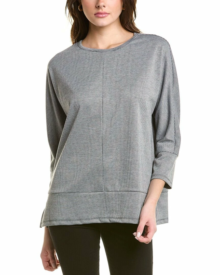 Budget โญ women Jones New York Houndstooth 3Q Dolman Sleeve Top ๐ 3 Budget โญ women Jones New York Houndstooth 3Q Dolman Sleeve Top ๐
