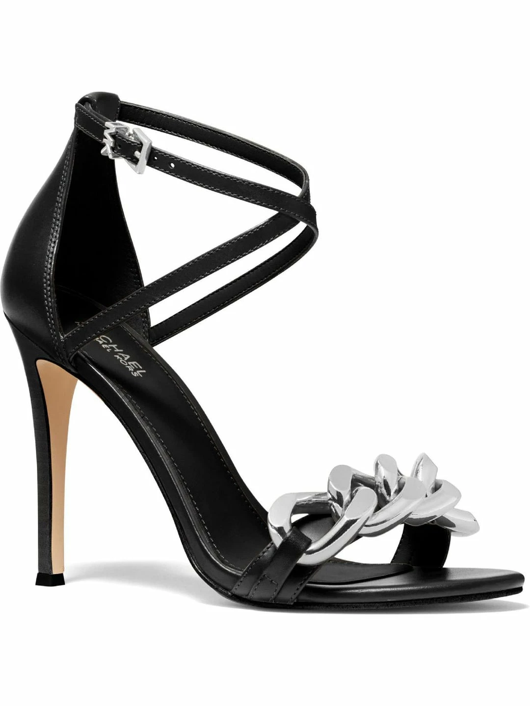 Cheap ๐งจ MICHAEL Michael Kors Scarlett ๐ฉ Womens Leather Ankle Strap ๐ Heels ๐ 3 Cheap ๐งจ MICHAEL Michael Kors Scarlett ๐ฉ Womens Leather Ankle Strap ๐ Heels ๐