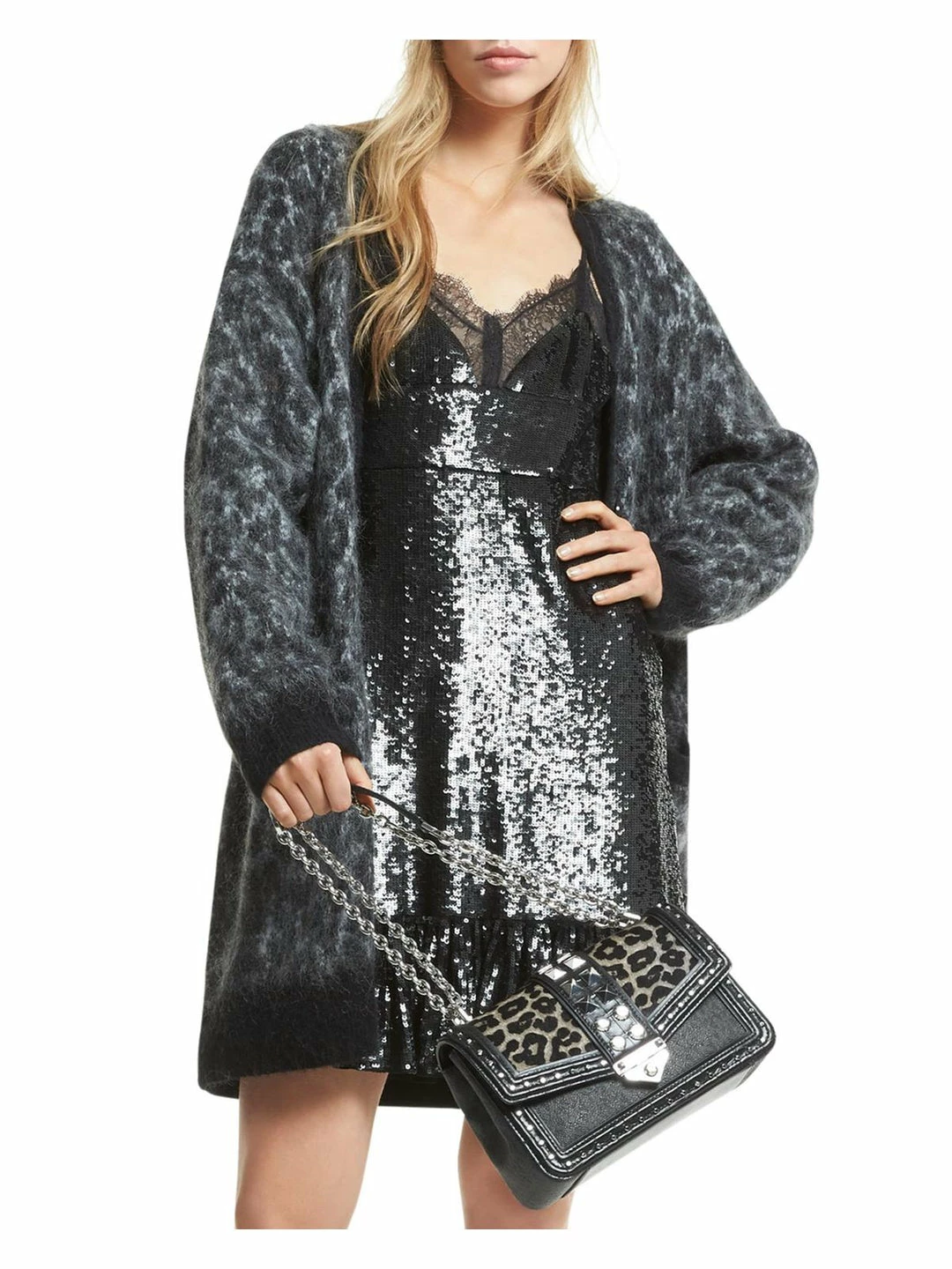 Coupon โจ MICHAEL Michael Kors ๐ฉ Womens Button Front Animal Print Cardigan Sweater ๐ฏ 3 Coupon โจ MICHAEL Michael Kors ๐ฉ Womens Button Front Animal Print Cardigan Sweater ๐ฏ