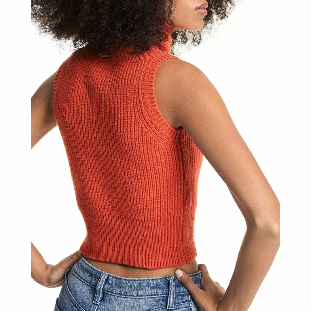 Cheap π€© MICHAEL Michael Kors π© Womens Wool Cropped Turtleneck Sweater π€© 4 Cheap π€© MICHAEL Michael Kors π© Womens Wool Cropped Turtleneck Sweater π€© - Image 2