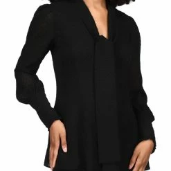 Promo 🔥 MICHAEL Michael Kors 👩 Womens Chiffon Dots Blouse 😍