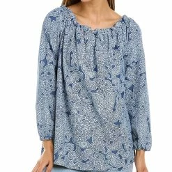 Outlet โค๏ธ women Jones New York Smocked Blouse ๐