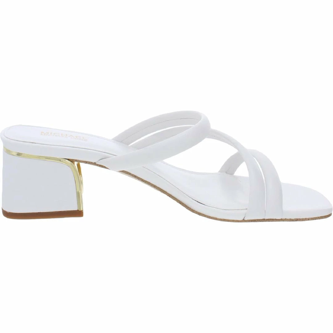 Hot Sale ๐คฉ MICHAEL Michael Kors Lana Mule ๐ฉ Womens Leather Square Toe ๐ Dress ๐ฉด Sandals ๐ 4 Hot Sale ๐คฉ MICHAEL Michael Kors Lana Mule ๐ฉ Womens Leather Square Toe ๐ Dress ๐ฉด Sandals ๐ - Image 2