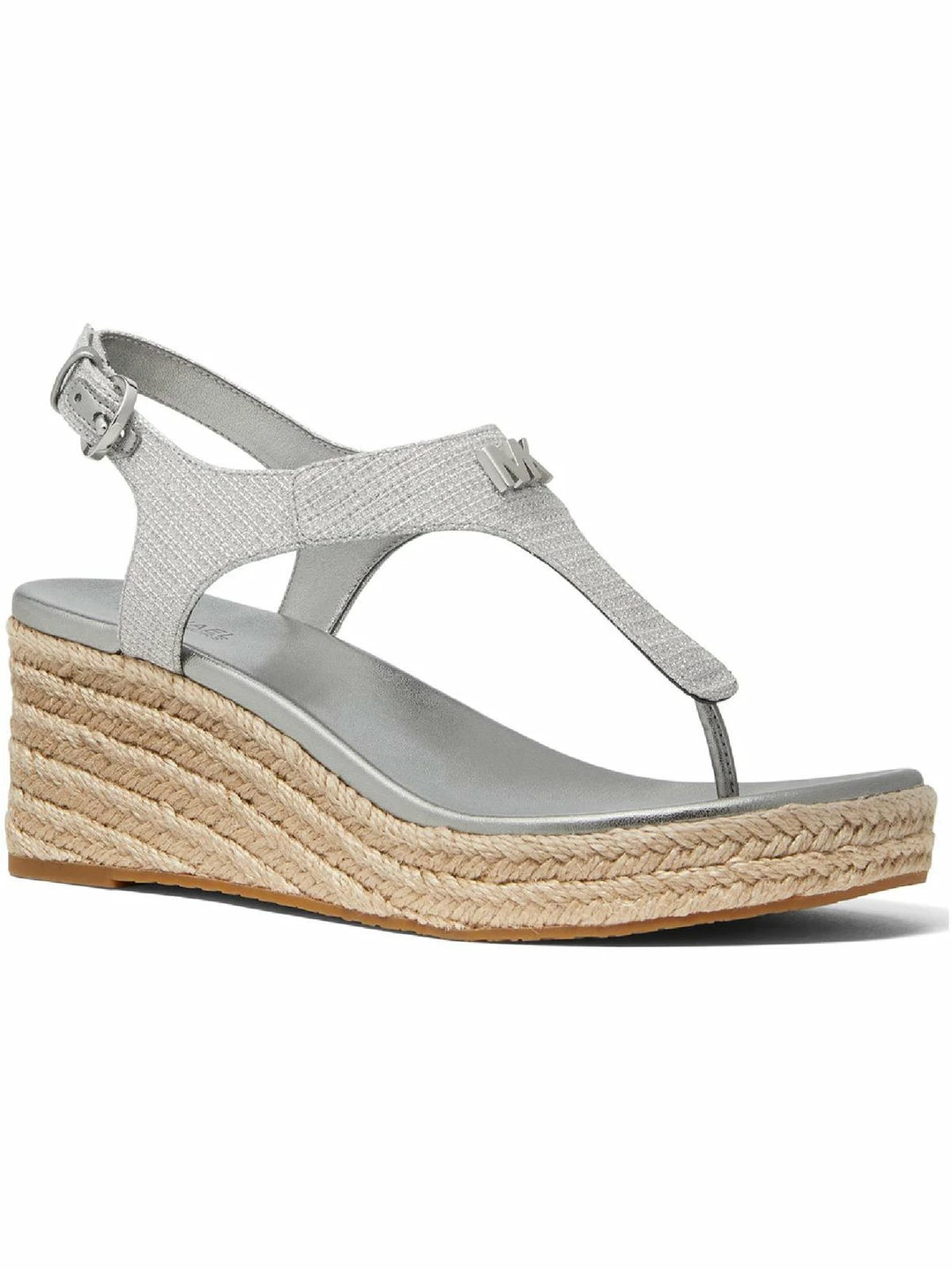 Best deal π₯° MICHAEL Michael Kors Laney π© Womens Leather Logo Wedge π©΄ Sandals β¨ 6 Best deal π₯° MICHAEL Michael Kors Laney π© Womens Leather Logo Wedge π©΄ Sandals β¨ - Image 4