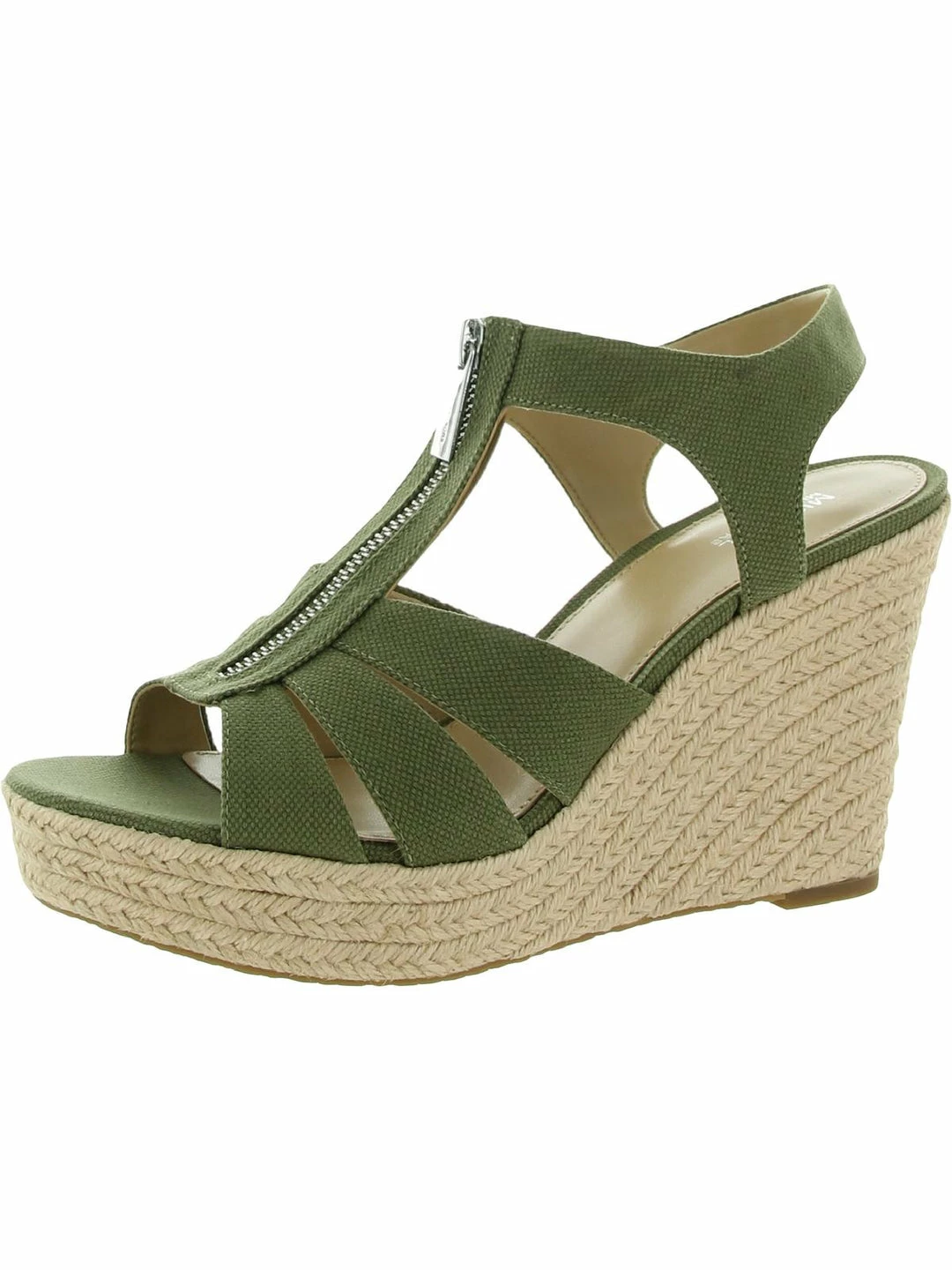 Best deal โ MICHAEL Michael Kors Berkley ๐ฉ Womens Canvas Slingback Wedge ๐ฉด Sandals ๐ 3 Best deal โ MICHAEL Michael Kors Berkley ๐ฉ Womens Canvas Slingback Wedge ๐ฉด Sandals ๐