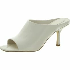 Best Pirce 🔔 MICHAEL Michael Kors Renee 👩 Womens Leather Open Toe Mules ❤️