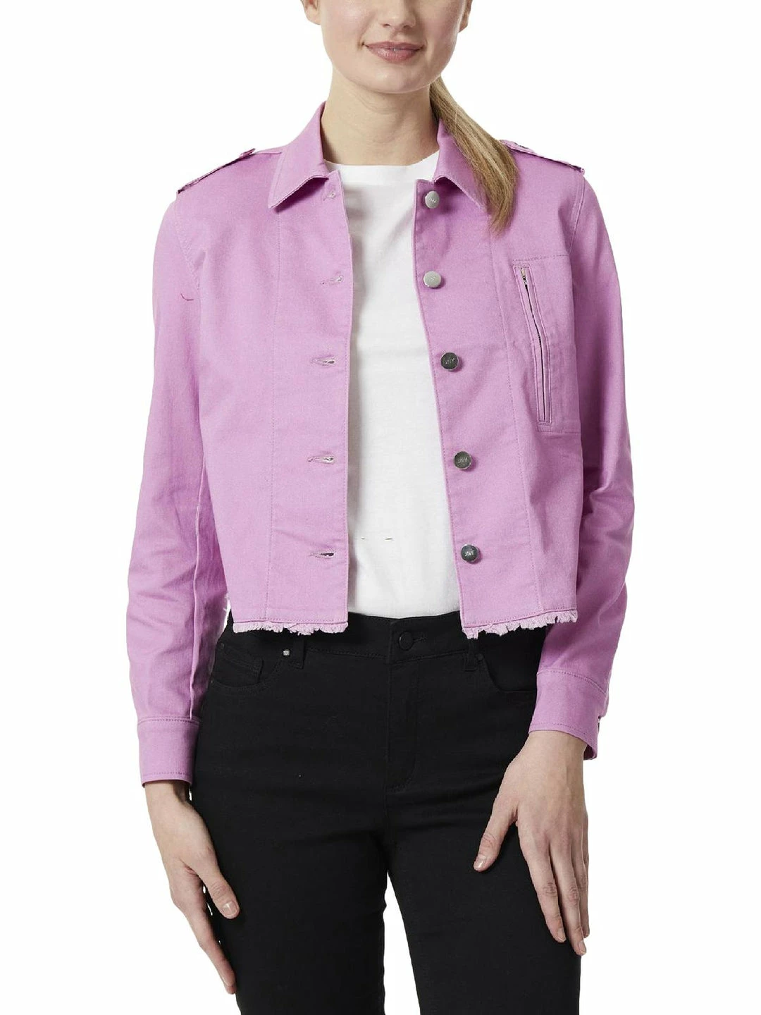 Buy ๐ Jones New York ๐ฉ Womens Denim Raw Hem Denim Jacket ๐ฏ 3 Buy ๐ Jones New York ๐ฉ Womens Denim Raw Hem Denim Jacket ๐ฏ