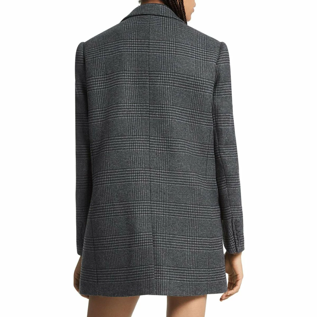 New β€οΈ MICHAEL Michael Kors Mensy π© Womens Plaid Short Overcoat β¨ 4 New β€οΈ MICHAEL Michael Kors Mensy π© Womens Plaid Short Overcoat β¨ - Image 2