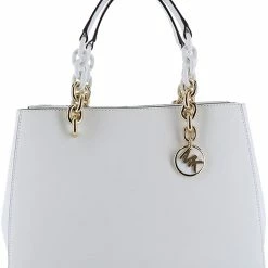 Outlet 😍 women MICHAEL Michael Kors Cynthia Saffiano Leather Satchel ⌛