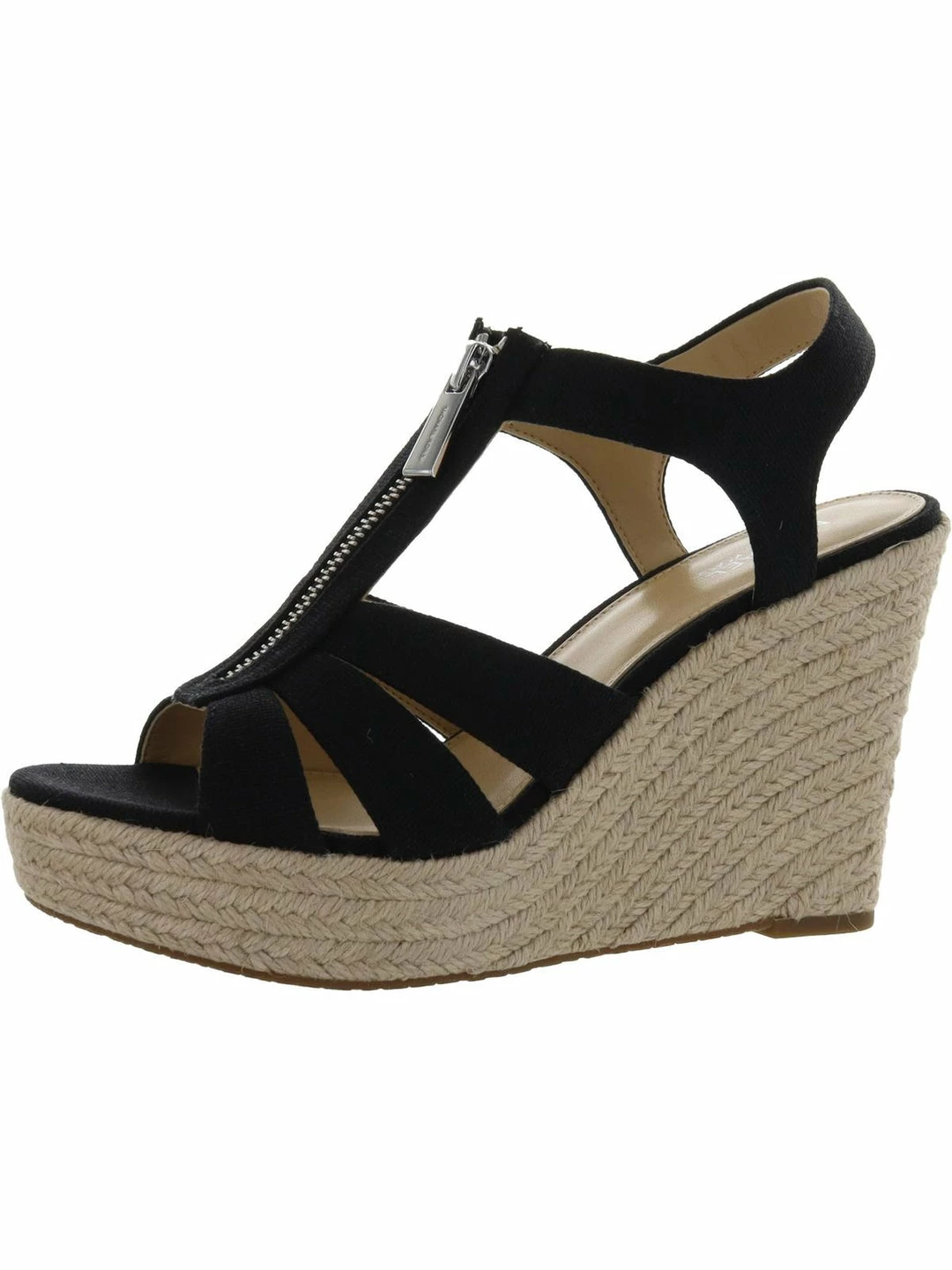 Best deal โ MICHAEL Michael Kors Berkley ๐ฉ Womens Canvas Slingback Wedge ๐ฉด Sandals ๐ 8 Best deal โ MICHAEL Michael Kors Berkley ๐ฉ Womens Canvas Slingback Wedge ๐ฉด Sandals ๐ - Image 6