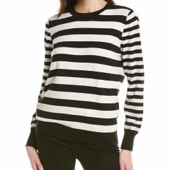 Cheapest 🔔 women Jones New York Stripes Sweater 😀