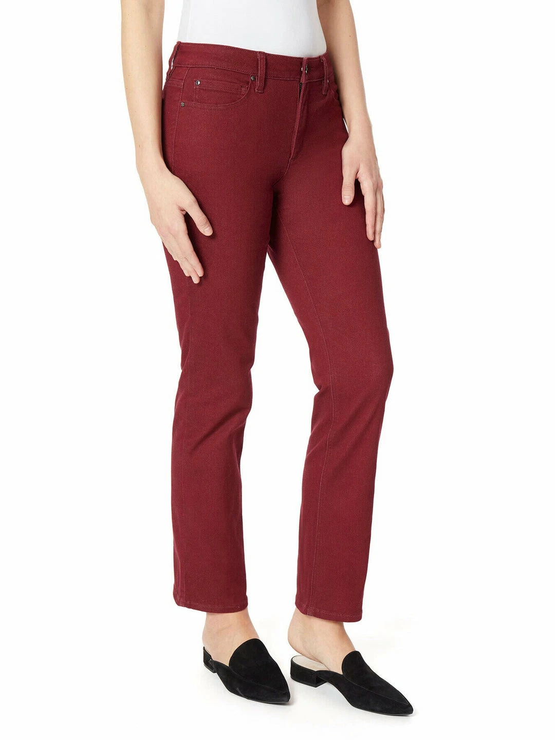 Best Pirce โญ Jones New York ๐ฉ women Lexington Bordeaux Wash Straight Leg ๐ Jeans ๐ 5 Best Pirce โญ Jones New York ๐ฉ women Lexington Bordeaux Wash Straight Leg ๐ Jeans ๐ - Image 3