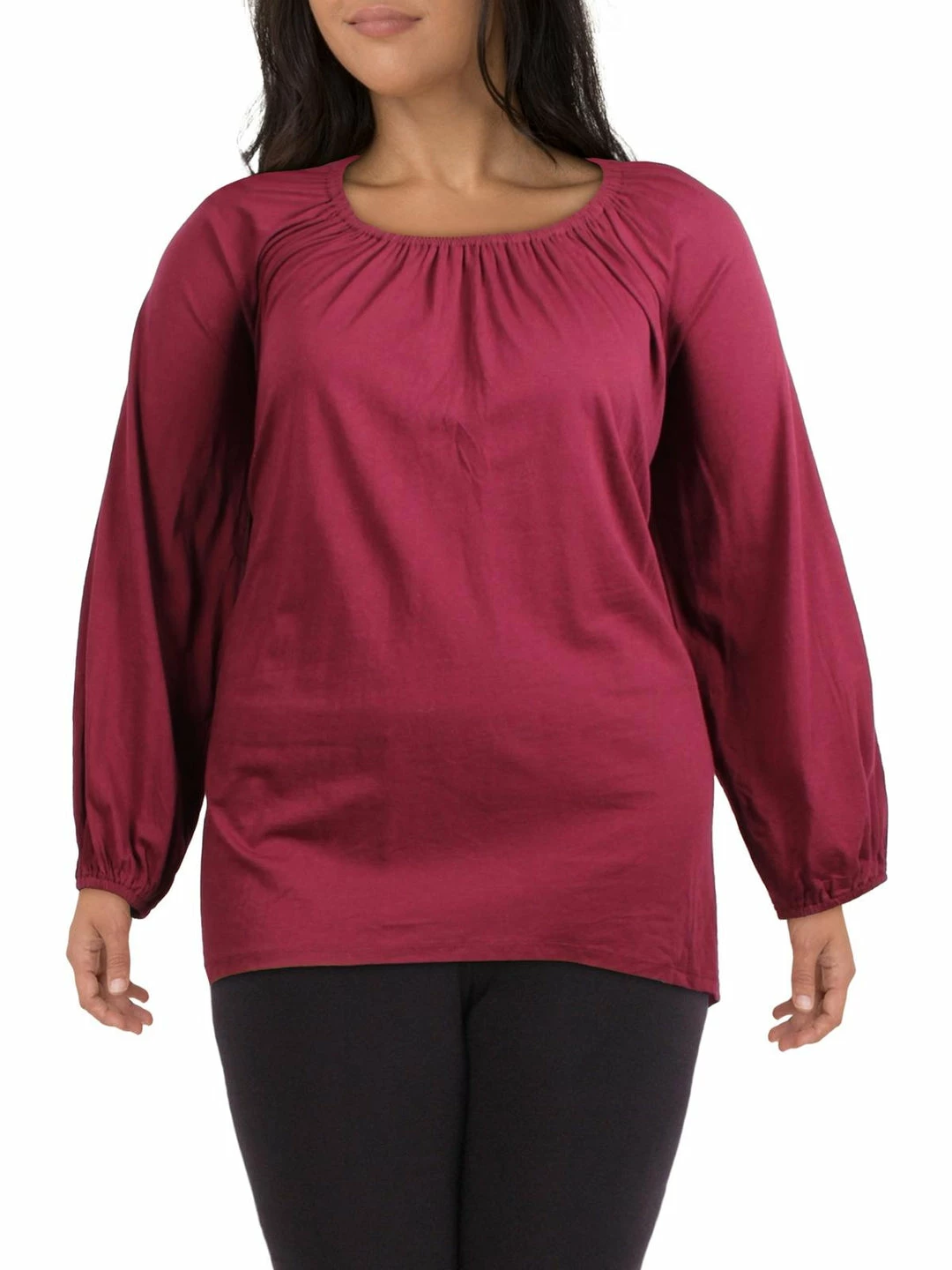 Budget ๐ MICHAEL Michael Kors Plus ๐ฉ Womens Handkerchief Hem Cotton Blend Pullover Top โ๏ธ 3 Budget ๐ MICHAEL Michael Kors Plus ๐ฉ Womens Handkerchief Hem Cotton Blend Pullover Top โ๏ธ