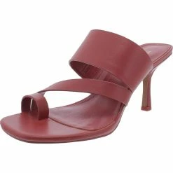 Discount ๐ MICHAEL Michael Kors Tanner ๐ฉ Womens Leather Kitten Heel Heel ๐ฉด Sandals ๐