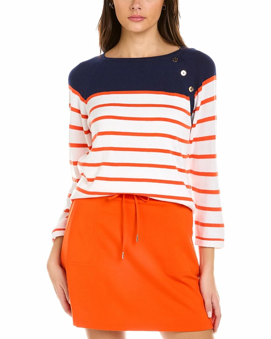 Budget โจ women Jones New York Stripe Raglan Pullover ๐ฅฐ 3 Budget โจ women Jones New York Stripe Raglan Pullover ๐ฅฐ