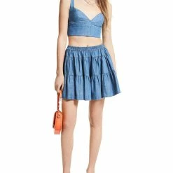 Deals 🌟 MICHAEL Michael Kors 👩 Womens Pull On Mini Tiered 👗 Skirt 🌟