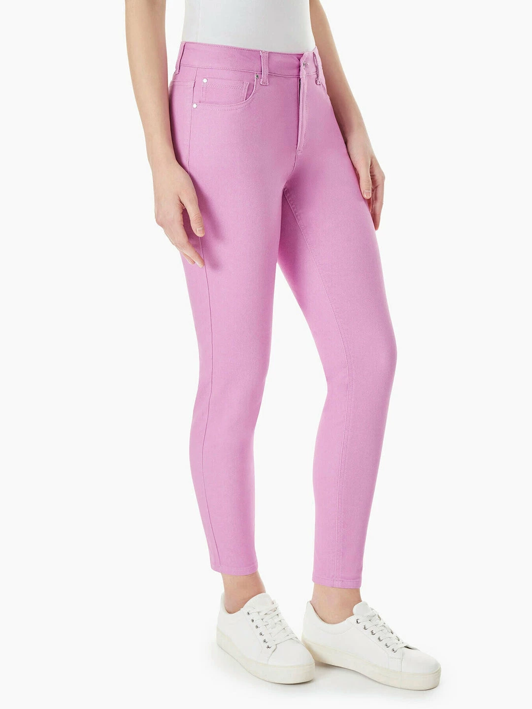 Hot Sale ๐ Jones New York ๐ฉ women Lexington Pink Lotus Skinny ๐ Jeans ๐ 4 Hot Sale ๐ Jones New York ๐ฉ women Lexington Pink Lotus Skinny ๐ Jeans ๐ - Image 2
