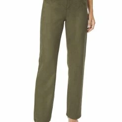 Cheapest ๐ Jones New York ๐ฉ Womens Faux Suede 5 Pocket Straight Leg Pants ๐