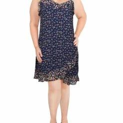 Best Sale ๐ MICHAEL Michael Kors ๐ฉ Womens Ruffle Floral Slip ๐ Dress ๐