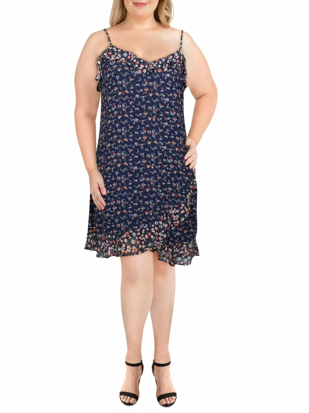 Best Sale ๐ MICHAEL Michael Kors ๐ฉ Womens Ruffle Floral Slip ๐ Dress ๐ 3 Best Sale ๐ MICHAEL Michael Kors ๐ฉ Womens Ruffle Floral Slip ๐ Dress ๐