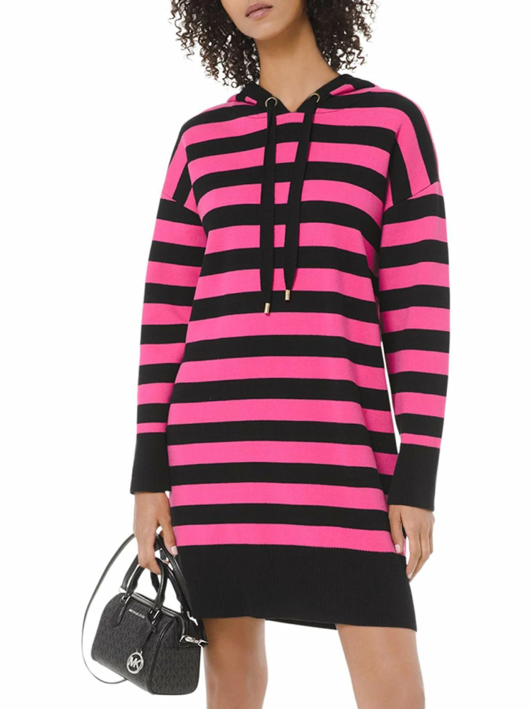 Promo π€© MICHAEL Michael Kors π© Womens Striped Short Sweaterdress 𧨠2 Promo π€© MICHAEL Michael Kors π© Womens Striped Short Sweaterdress π§¨