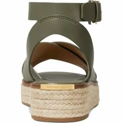 Best Sale 🌟 MICHAEL Michael Kors Abbott 👩 Womens Leather Ankle Strap Wedge 🩴 Sandals 🌟 -Jones New York Shop 45cd34cbefb04aceb6afc1817408b674 1080x