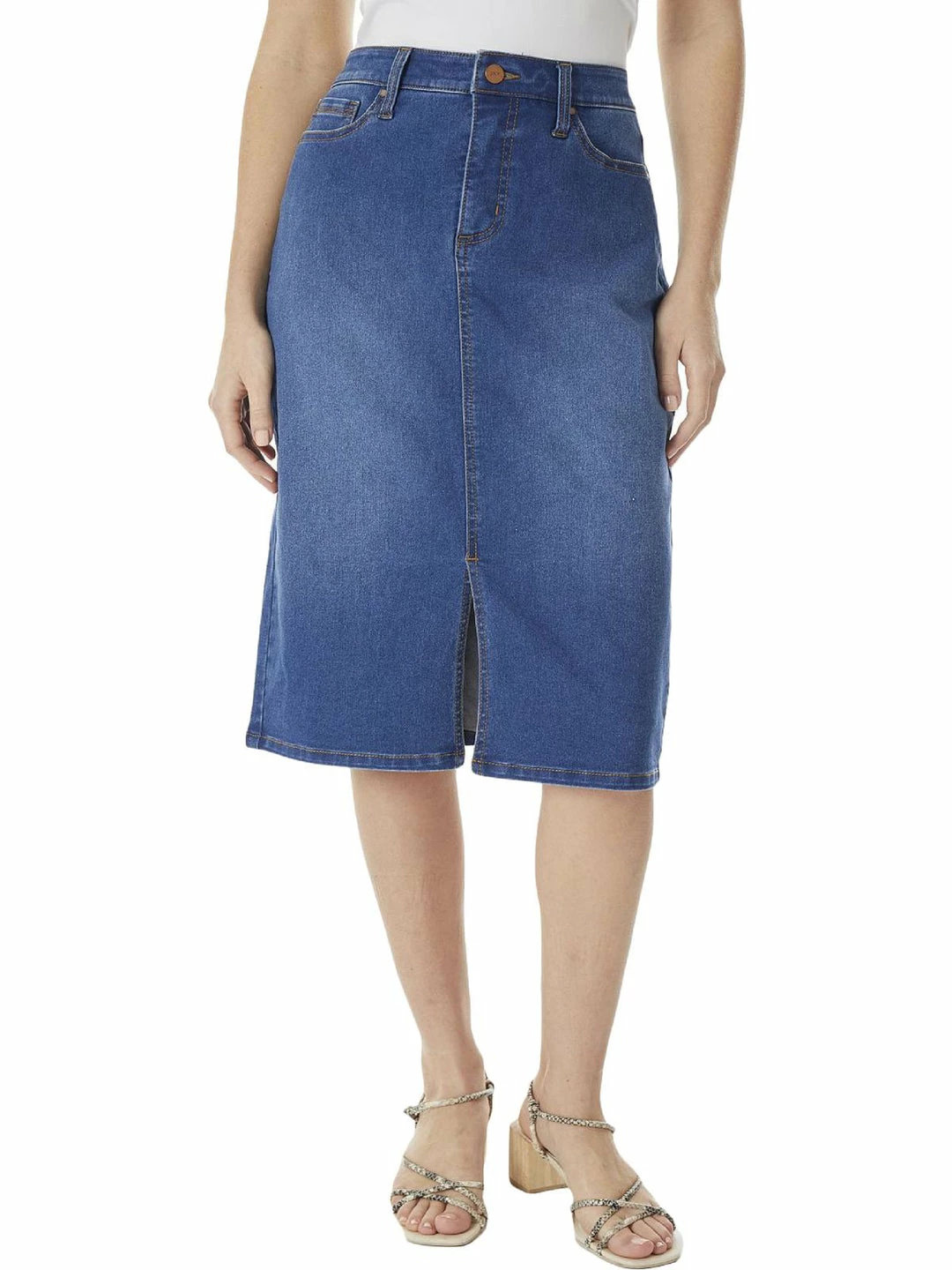Cheapest โจ Jones New York Lexington ๐ฉ Womens Front-Slit Denim Denim ๐ Skirt โค๏ธ 3 Cheapest โจ Jones New York Lexington ๐ฉ Womens Front-Slit Denim Denim ๐ Skirt โค๏ธ