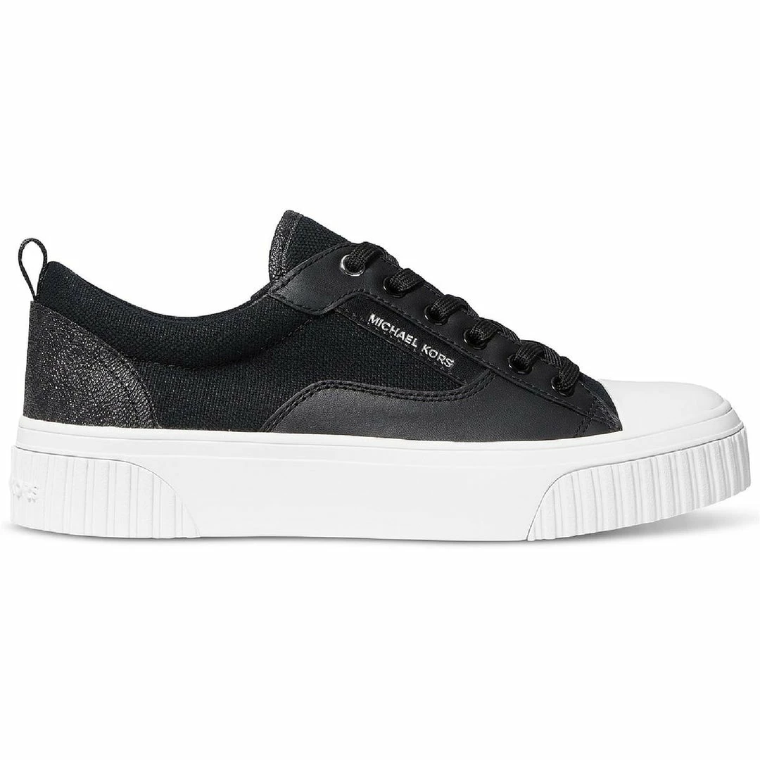 Best Pirce 🎉 MICHAEL Michael Kors Oscar Lace Up 👩 Womens Leather Lifestyle Casual and Fashion 👟 Sneakers 🔥 4 Best Pirce 🎉 MICHAEL Michael Kors Oscar Lace Up 👩 Womens Leather Lifestyle Casual and Fashion 👟 Sneakers 🔥 - Image 2