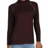 Hot Sale 🔥 MICHAEL Michael Kors 👩 Womens Marled Raglan Turtleneck Sweater 🎁