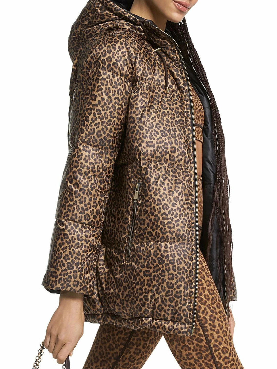 New ๐ MICHAEL Michael Kors ๐ฉ Womens Cheetah Reversible Puffer Jacket ๐ 3 New ๐ MICHAEL Michael Kors ๐ฉ Womens Cheetah Reversible Puffer Jacket ๐