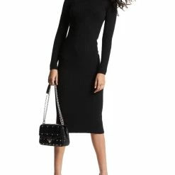 Top 10 ๐ MICHAEL Michael Kors ๐ฉ Womens Wool Long Sleeves Midi ๐ Dress ๐