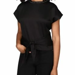 Coupon ๐งจ MICHAEL Michael Kors ๐ฉ Womens Crepe Studded Blouse โค๏ธ