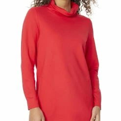 Wholesale 🔥 Jones New York 👩 Womens Funnel Neck Hidden Pockets Tunic Top 💯