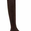 Best deal 🎉 MICHAEL Michael Kors Bromley 👩 Womens Faux Suede Pull-On Over-The-Knee 🥾 Boots ⌛