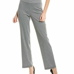 Best Pirce ๐ women Jones New York Houndstooth Pull-On Straight Leg Pant โญ