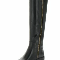 Wholesale ✨ MICHAEL Michael Kors Hamilton 👩 Womens Leather Stretch Knee-High 🥾 Boots 🔥