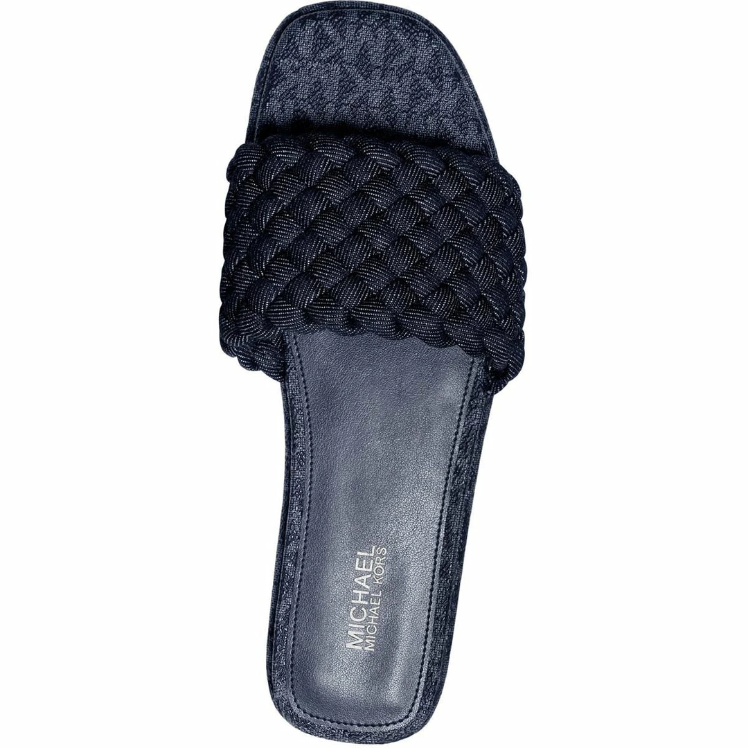 Wholesale ✨ MICHAEL Michael Kors Amelia 👩 Womens Woven Slip On Slide 🩴 Sandals 👍 5 Wholesale ✨ MICHAEL Michael Kors Amelia 👩 Womens Woven Slip On Slide 🩴 Sandals 👍 - Image 3