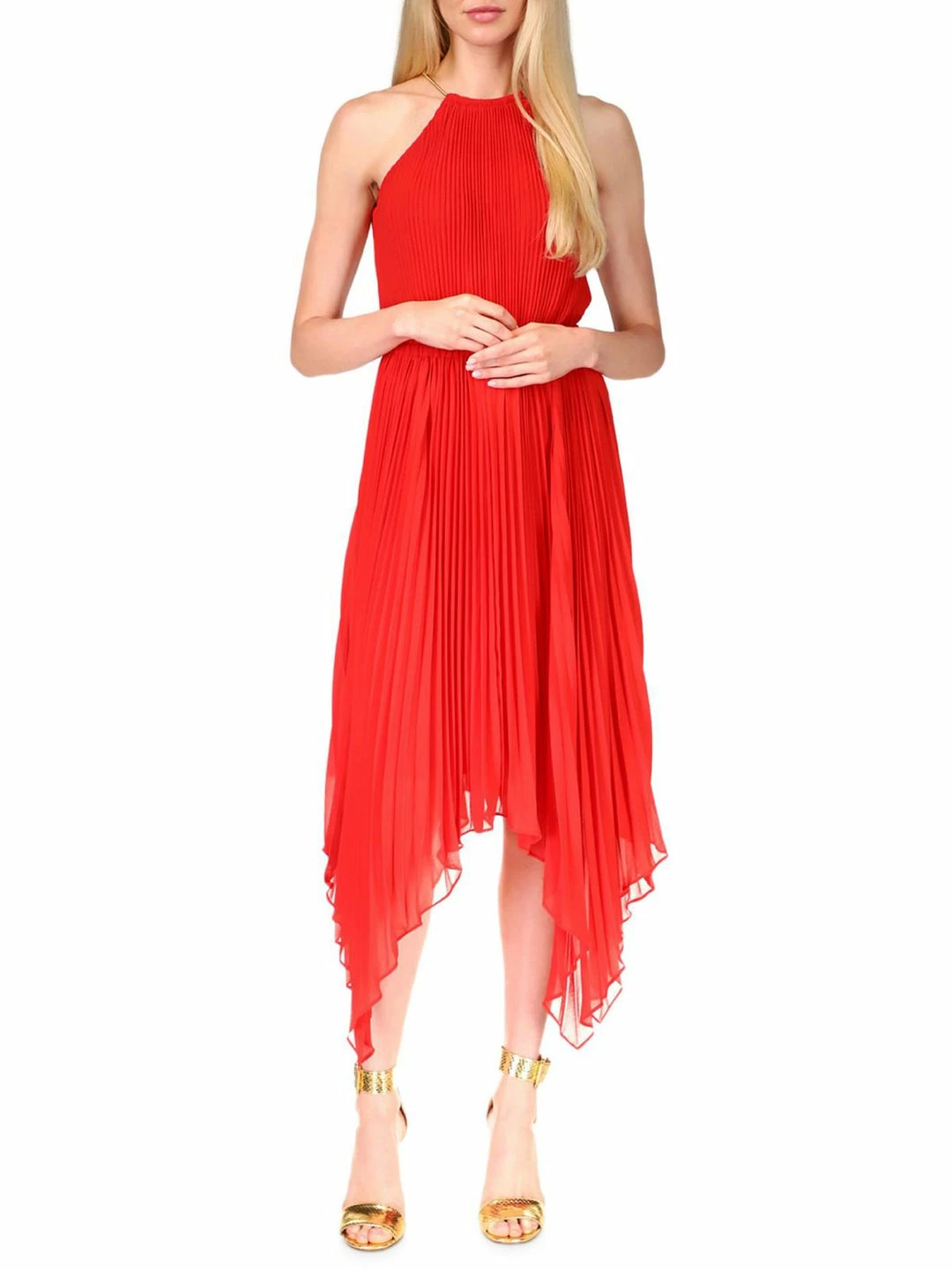 Wholesale ๐ MICHAEL Michael Kors ๐ฉ Womens Shutter Pleat Midi Halter ๐ Dress โ๏ธ 3 Wholesale ๐ MICHAEL Michael Kors ๐ฉ Womens Shutter Pleat Midi Halter ๐ Dress โ๏ธ