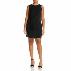 Best Sale ๐ MICHAEL Michael Kors Plus ๐ฉ Womens Tie Waist Sleeveless Cocktail ๐ Dress ๐