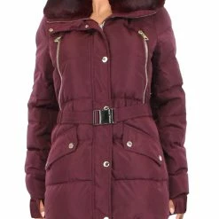 Promo โญ MICHAEL Michael Kors ๐ฉ Womens Faux Fur Anorak Parka ๐งฅ Coat ๐