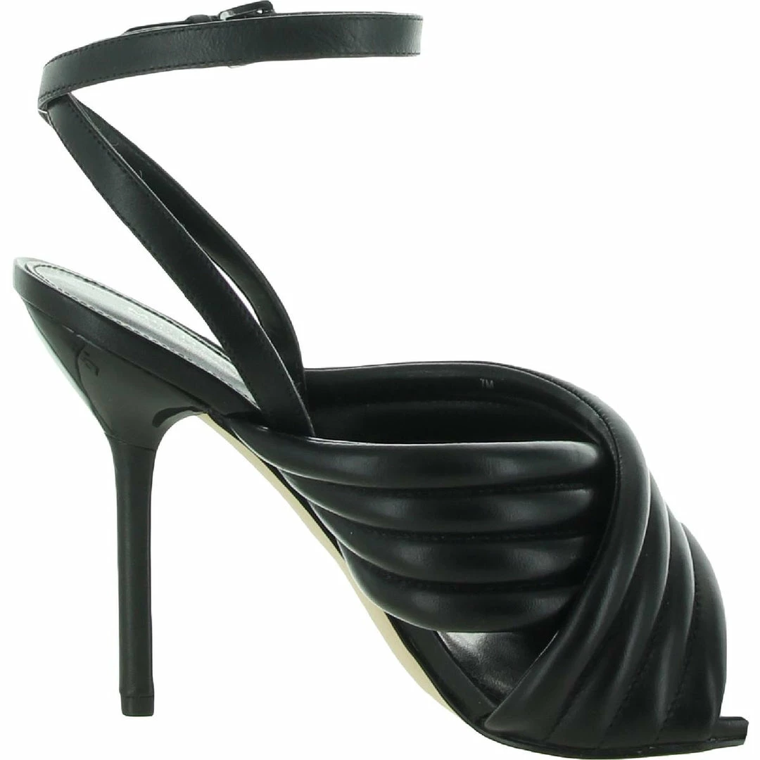 Budget 🌟 MICHAEL Michael Kors Royce 👩 Womens Leather Criss Cross Front 👗 Dress 🩴 Sandals ⭐ 4 Budget 🌟 MICHAEL Michael Kors Royce 👩 Womens Leather Criss Cross Front 👗 Dress 🩴 Sandals ⭐ - Image 2