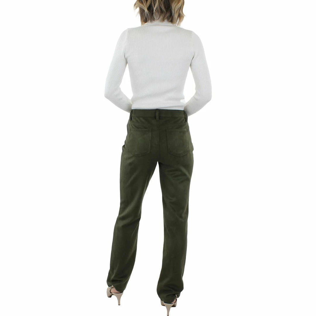 Cheapest ๐ Jones New York ๐ฉ Womens Faux Suede High Rise Straight Leg Pants ๐ฅ 4 Cheapest ๐ Jones New York ๐ฉ Womens Faux Suede High Rise Straight Leg Pants ๐ฅ - Image 2