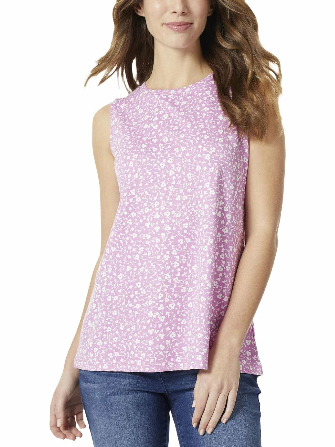 Budget 🔥 Jones New York 👩 Womens Floral Crewneck Tank Top 👍 3 Budget 🔥 Jones New York 👩 Womens Floral Crewneck Tank Top 👍