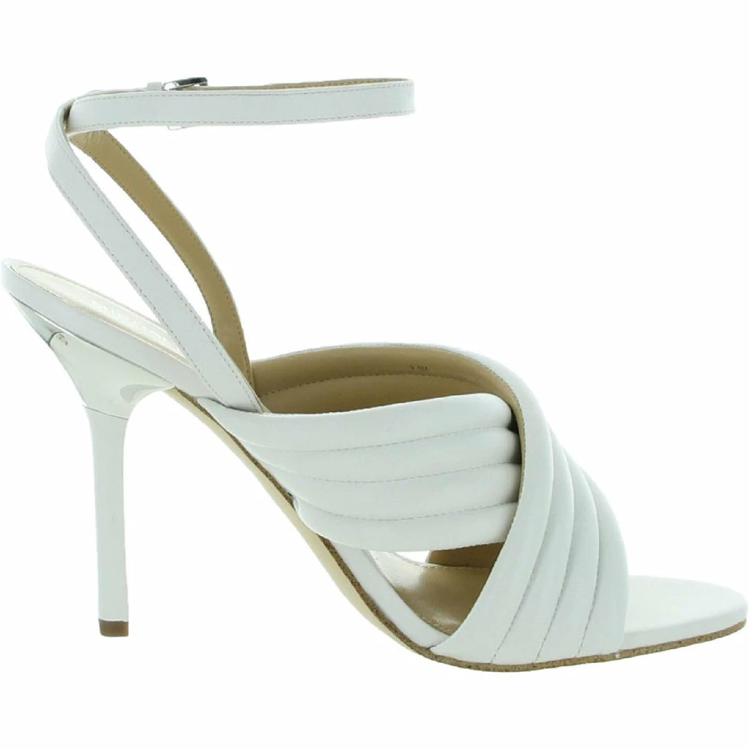 Cheapest ๐ MICHAEL Michael Kors Royce ๐ฉ Womens Leather Open Toe Heel ๐ฉด Sandals โ 4 Cheapest ๐ MICHAEL Michael Kors Royce ๐ฉ Womens Leather Open Toe Heel ๐ฉด Sandals โ - Image 2