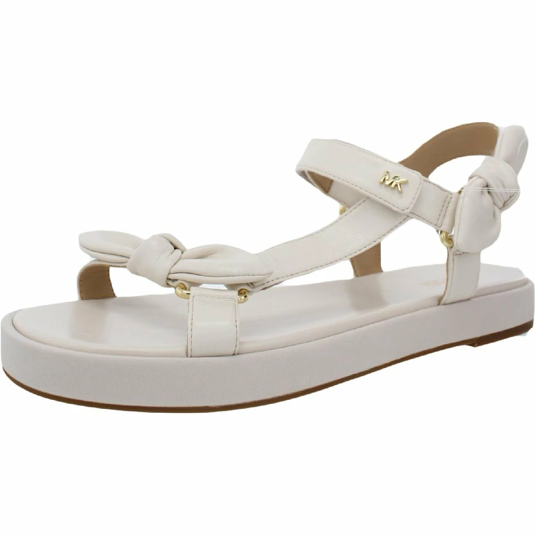 Buy 𧨠MICHAEL Michael Kors Phoebe π© Womens Faux Leather Ankle Strap Flat π©΄ Sandals β€οΈ 6 Buy 𧨠MICHAEL Michael Kors Phoebe π© Womens Faux Leather Ankle Strap Flat π©΄ Sandals β€οΈ - Image 4