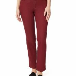 Best Pirce โญ Jones New York ๐ฉ women Lexington Bordeaux Wash Straight Leg ๐ Jeans ๐