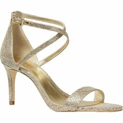 Budget ๐ MICHAEL Michael Kors Ava Mid ๐ฉ Womens Leather Ankle Strap Evening ๐ฉด Sandals โญ