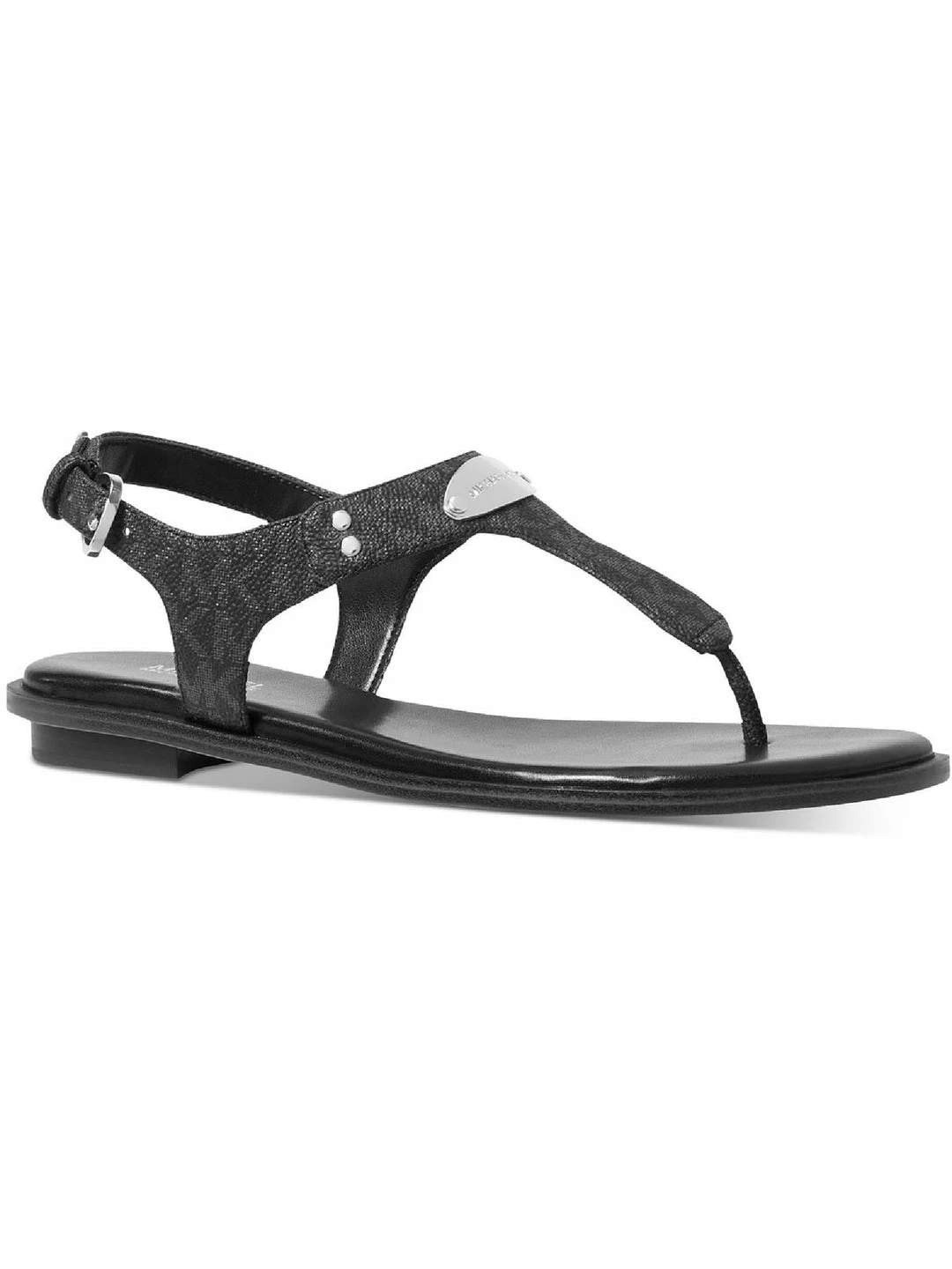 Deals ๐ MICHAEL Michael Kors MK Plate ๐ฉ Womens Leather Ankle Strap Thong ๐ฉด Sandals โ๏ธ 3 Deals ๐ MICHAEL Michael Kors MK Plate ๐ฉ Womens Leather Ankle Strap Thong ๐ฉด Sandals โ๏ธ
