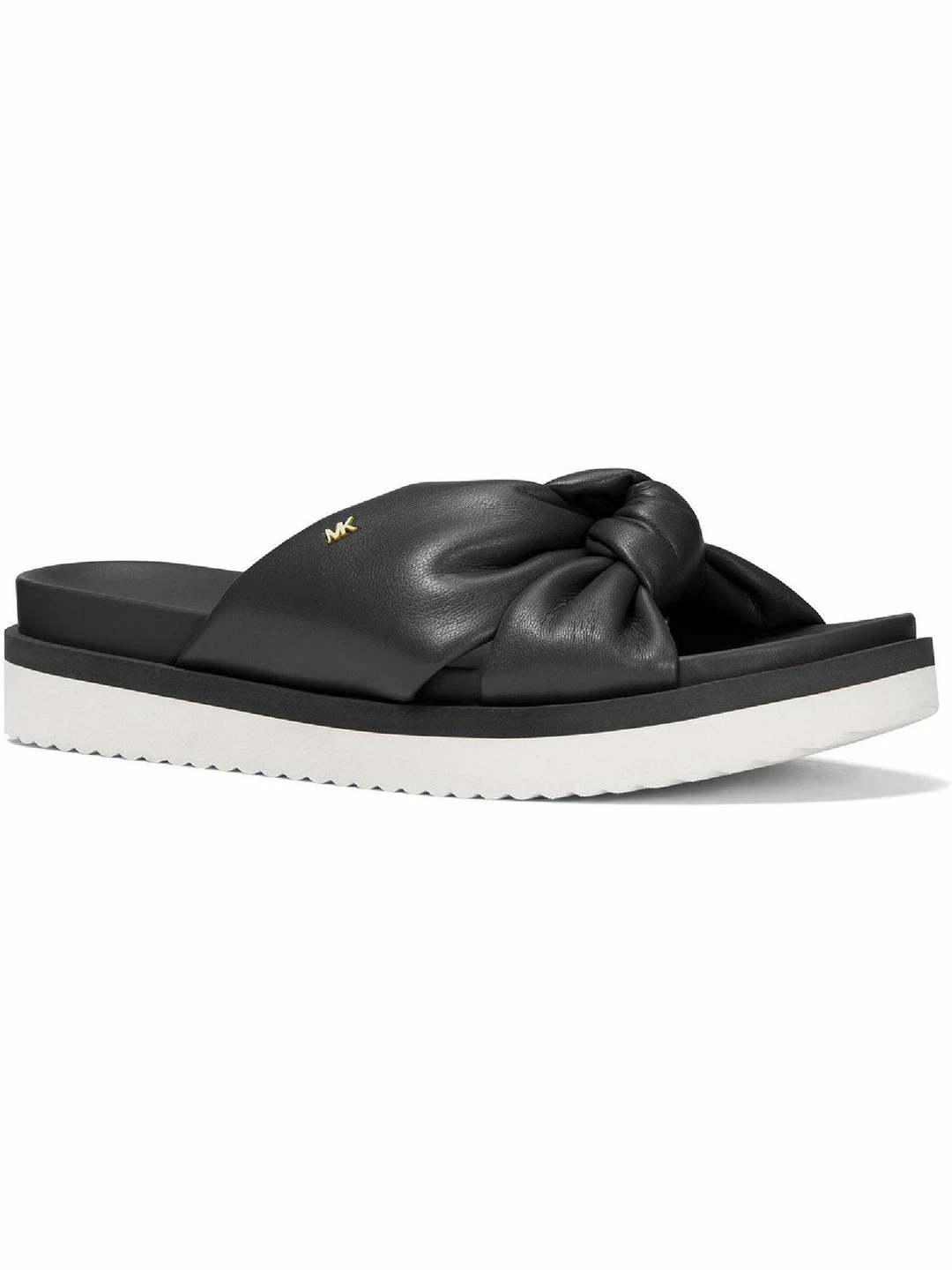 Cheapest ✔️ MICHAEL Michael Kors Josie 👩 Womens Faux Leather Flat Footbed 🩴 Sandals 🔥 3 Cheapest ✔️ MICHAEL Michael Kors Josie 👩 Womens Faux Leather Flat Footbed 🩴 Sandals 🔥