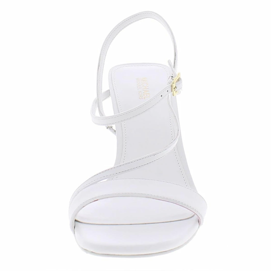 Promo 🛒 MICHAEL Michael Kors Tasha 👩 Womens Leather Strappy 👗 Dress 🩴 Sandals 💯 4 Promo 🛒 MICHAEL Michael Kors Tasha 👩 Womens Leather Strappy 👗 Dress 🩴 Sandals 💯 - Image 2